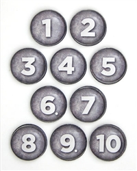 Gray Number Tokens